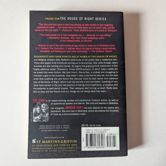 4/$20 CHOSEN (A House of Night Novel #3) by P. C. Cast and Kirstin Cast - Picture 2 of 6